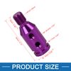 A ABSOPRO M12 x 1.25 Gear Shift Knob Adapter Non-Threaded Shifter Purple