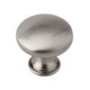 Silverline Brushed Satin Nickel Cabinet Hardware Round Knobs 50P
