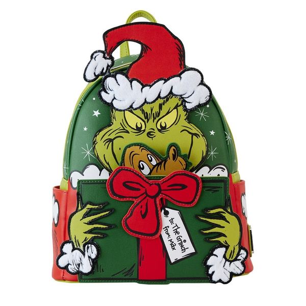 Loungefly Dr. Seuss' How the Grinch Stole Christmas! Santa Cosplay Mini Backpack