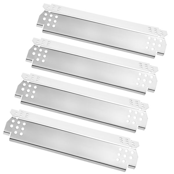 Barbqtime Grill Heat Plates Replacement Parts for Nexgrill, Stainless Steel Heat Tents for Home Depot Nexgrill 4 Burner Gas Grill, 14.6" Flame Cover Replacement Parts for Nexgrill 720-0830H