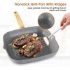 17 PCS Pots and Pans Set Nonstick Induction Cookware Set Granite Coated Pot Set