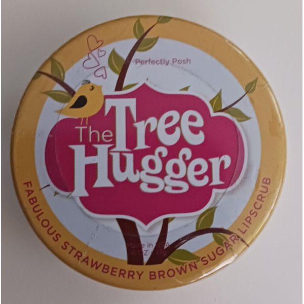 Tree Hugger ~Perfectly Posh~ 0.6 oz Strawberry Brown Sugar Lip Scrub -NEW sealed