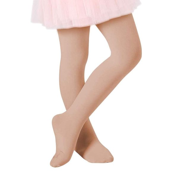 Century Star Ballet Dance Tights Nude Tights Leggings for Girls Toddler Tights 4t Ice Skating Tights Toddler Stockings 1 Pack Nude 3-6 Years