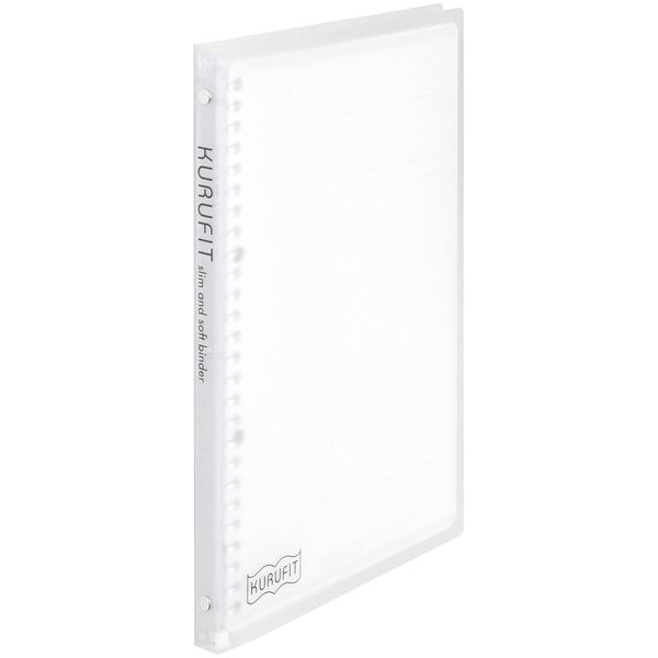 Maruman F020-98 Kurufit Loose Leaf Binder, B5, 26 Holes, Clear