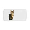 'Sitting Tabby Cat' Pill Box with Tablet Splitter (PI00034558)