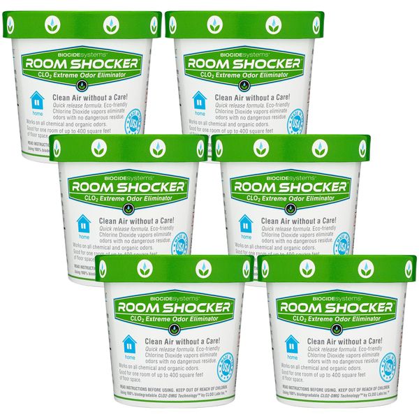 Biocide Systems 3220-6 Room Odor Eliminator; Retail 6 Pack