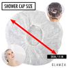 Disposable Shower Caps x200 Clear Waterproof Plastic Shower Caps for Women by GLAMZA
