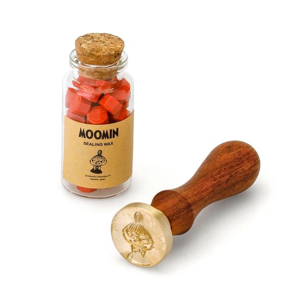 Moomin Sealing Stamp Set, Red