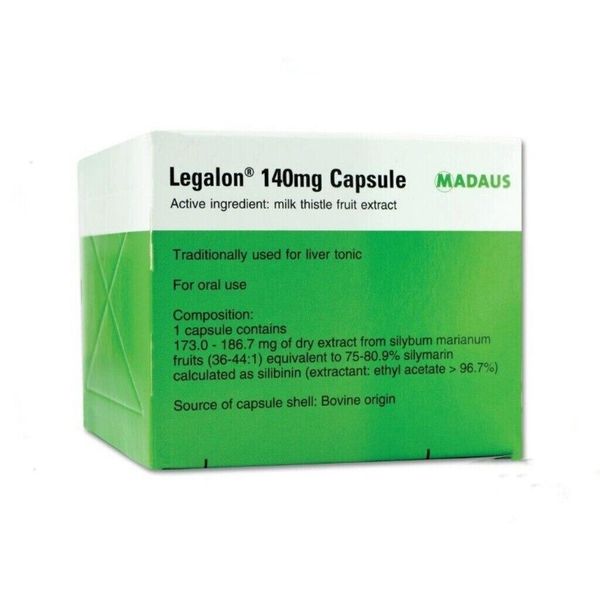 LEGALON 140mg by Madaus Germany Traditionally used for liver 100's FAST SHIP