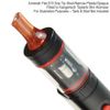 Armerah Flat 510 Drip Tip eCig Mouthpiece Short/Narrow Plastic/Opaque 3 Pack Red