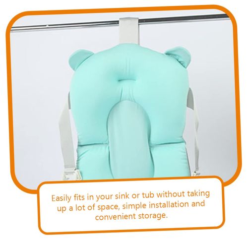 Non Skid Bath Mat Baby Float Bathtub Baby Honeycomb Mesh Cloth Light Green New Born Bathtub