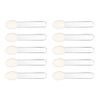 10 Pcs Eyeshadow Applicator Eyeshadow Brush Makeup Tools, Sponge ened, Eyeshadow Brushes
