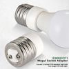 Mogul Socket E39 to Medium Screw E26 E27 Socket Adapter,Porcelain Material of E39 Adapter Reducer Converter (6 PCS/Pack)