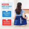 Extra Large Reusable Gel Ice Pack for Back Pain Relief, Injuries, Post Surgery