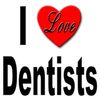 CafePress I Love Dentists Rectangle Magnet, 2"x3" Refrigerator Magnet