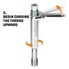 Powerbuilt 14mm Back Tap Thread Repair Tool - 640811
