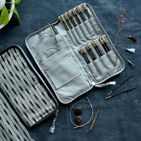 Lantern Moon Interchangeable Needle Case Empty-Ikat -LM350723