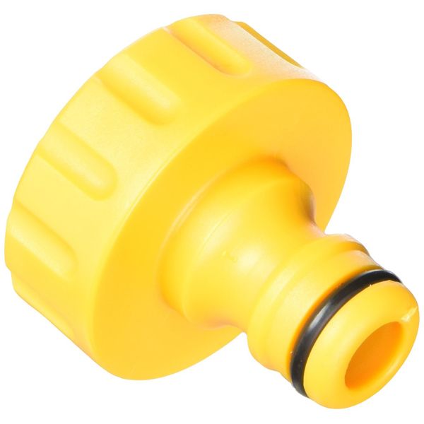 HOZELOCK - Outdoor Tap Connector ø 33.3mm (1") : For Threaded Outdoor Taps, Watertight Connection, Adapter for Connecting a Garden Hose to the Tap, Easy and Robust [2158P0000]