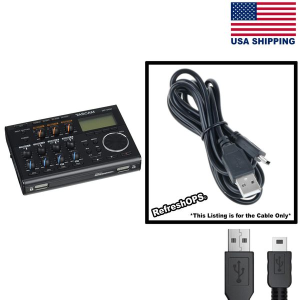 Tascam DP-006 Track Digital Audio Recorder USB Cable Transfer Cord Replacement