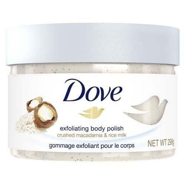 Dove Creamy Scrub Macadamia &amp; Rice Milk [298g] (Unilever)