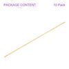 DMiotech 10 Pack 2.2mm x 150mm Brass Rods, Solid Round Brass Rods for DIY Craft, Model Making, Hardware, Handle Pins