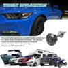 Xotic Tech 4Pcs Bumper Hood Lock Lid Kit Push Button Quick Release Fasteners Universal for Car (Carbon Fiber Pattern)