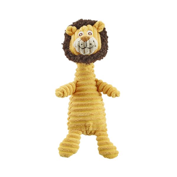 Charming Pet Squeakin' Squiggles Lion Plush Dog Toy