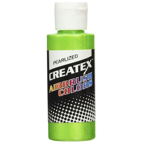 Createx Farbe, Perleffekt, 60 ml, limettenfarben