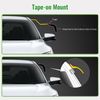 Fits 17-25 Jeep Compass Polycarbonate Chrome Trim Window Visors Rain Guards