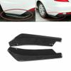 2x Car Carbon Fiber Rear Bumper Lip Diffuser Splitter Canard Protector Universal