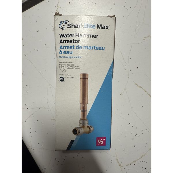 SharkBite MAX 1/2" in. Water Hammer Arrestor Push to Connect