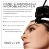 Madluvv Nano Disposable Microblades, 10 Pack, Premium Sharp Blades.18mm (9)