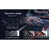 C303 High Performance Wired Gaming Mouse,2700DPI RGB Adjustable Weights, 8 Programmable Buttons for PC/Mac