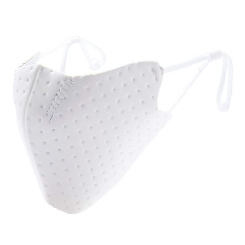 Co-que Washable Mask, Co-que, Former Regulation Reform Minister, Worn by the National Assembly, High Performance, Dry, Does Not Stick to the Mouth, Ultra 3D, Antibacterial, Odor Resistant, Stylish, Super Comfortable, Breathing, Premium (White, L)
