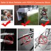 FIDECO Electrical Connector Blocks, 60 Pack Wire Connectors, Conductor Wire Clamp Terminal Block with Levers for Solid, Stranded, and Flexible Wire Cables