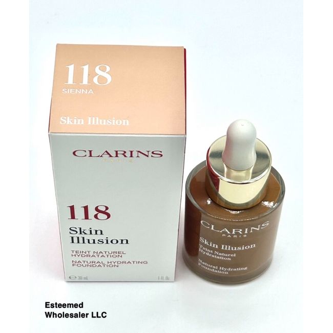 CLAINS Skin Illusion Natural Hydrating Formula 118 Sienna 1oz