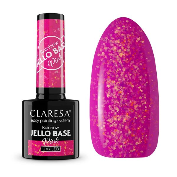 Rainbow Jello Base Pink 5 ml Claresa