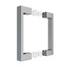 AQUALAVOS Shower Door Handle Stainless Steel Chrome Effect