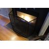 3-PANEL FIREPLACE SCREEN FOLDABLE WROUGHT METAL IRON MESH FIRE SPARK GUARD, NEW!