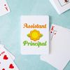 CafePress Assistant Principal Standard Size Playing Cards