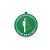 Hidden Disability Luggage Tag with 3D Visual Awareness Disc Tag