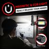 2Pack, axefury A5 Magnetic LED Flashlight, Tactical Flashlight, Cob worklight