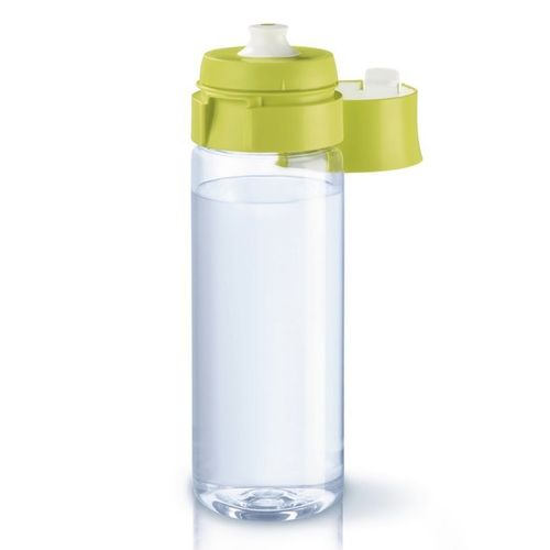 Brita Water Filter Bottle with Fill & Go 2 Cartridges 600ml Lime