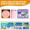 Plastic bag dispenser - kitchen trash bag holder-extra large trash bag dispenser