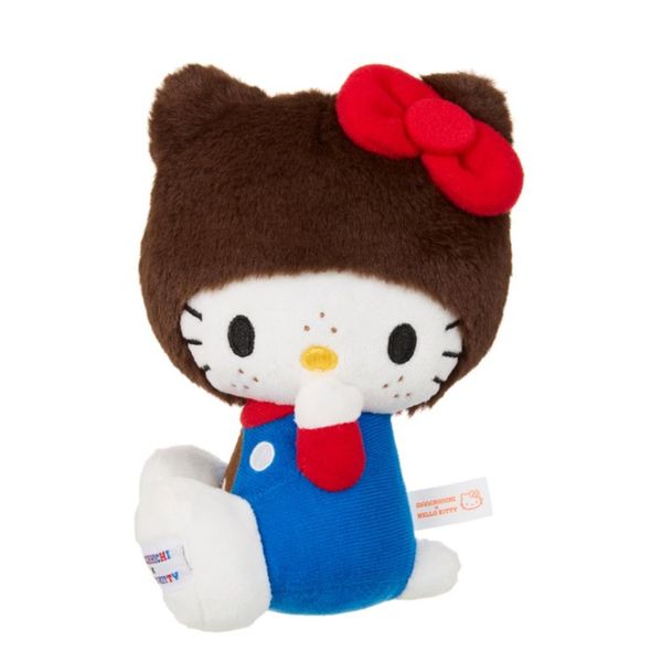 Sekiguchi Hello Kitty x Monchhichi Plush S Kitty Collaboration Sitting