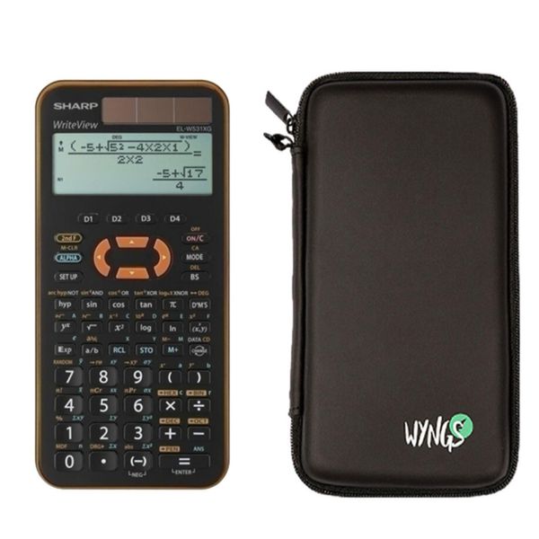 Sharp EL-W531 XG-YR Basic Set Including WYNGS Protective Case Black