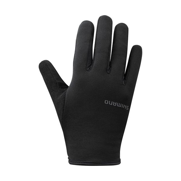 Shimano Cycling Gloves, Light Thermal Gloves, Black, M