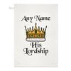 Personalised His Lordship Tea Towel Dish Cloth