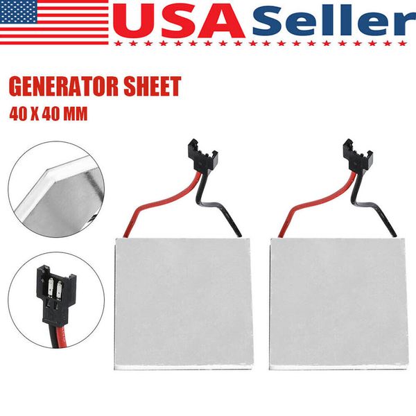 2*Fireplace Fan Accessories Motor Generator Sheet Stove Burner Fan Heater Part