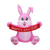5 FT Pink Bunny Inflatable Lighted Easter Yard Garden Decor LED Blow up Rabbit